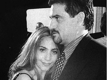 GaGa with her daddy on a school dance