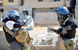 The United States recognized that the terrorists used in Syria chemical weapons